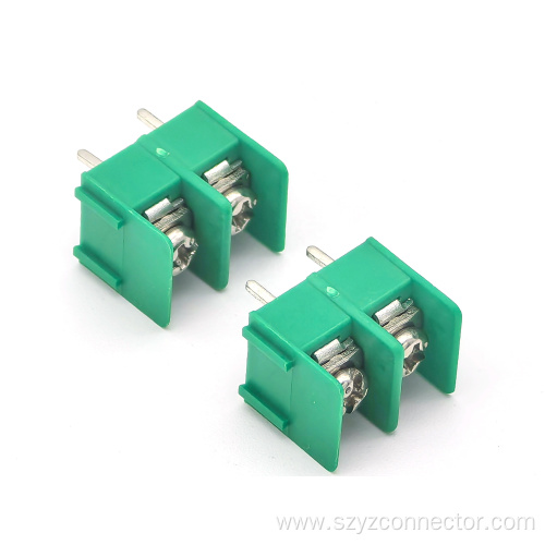 7.62mm Barrier Terminal Blocks Green 2P